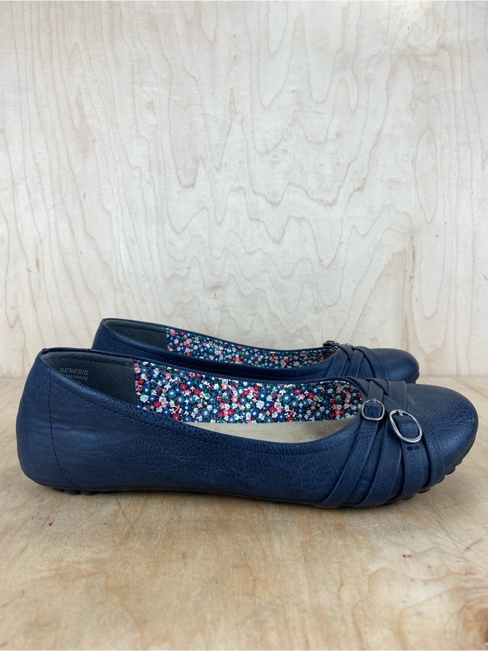 Jellypop Genesis Women’s Navy Blue Ballet Flats